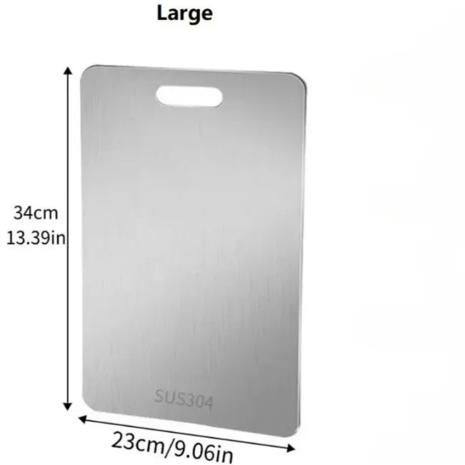Portable Double Sided Titanium Cutting Board – Food Grade for Kitchen, Chopping Meat & Fruits, Rustproof
