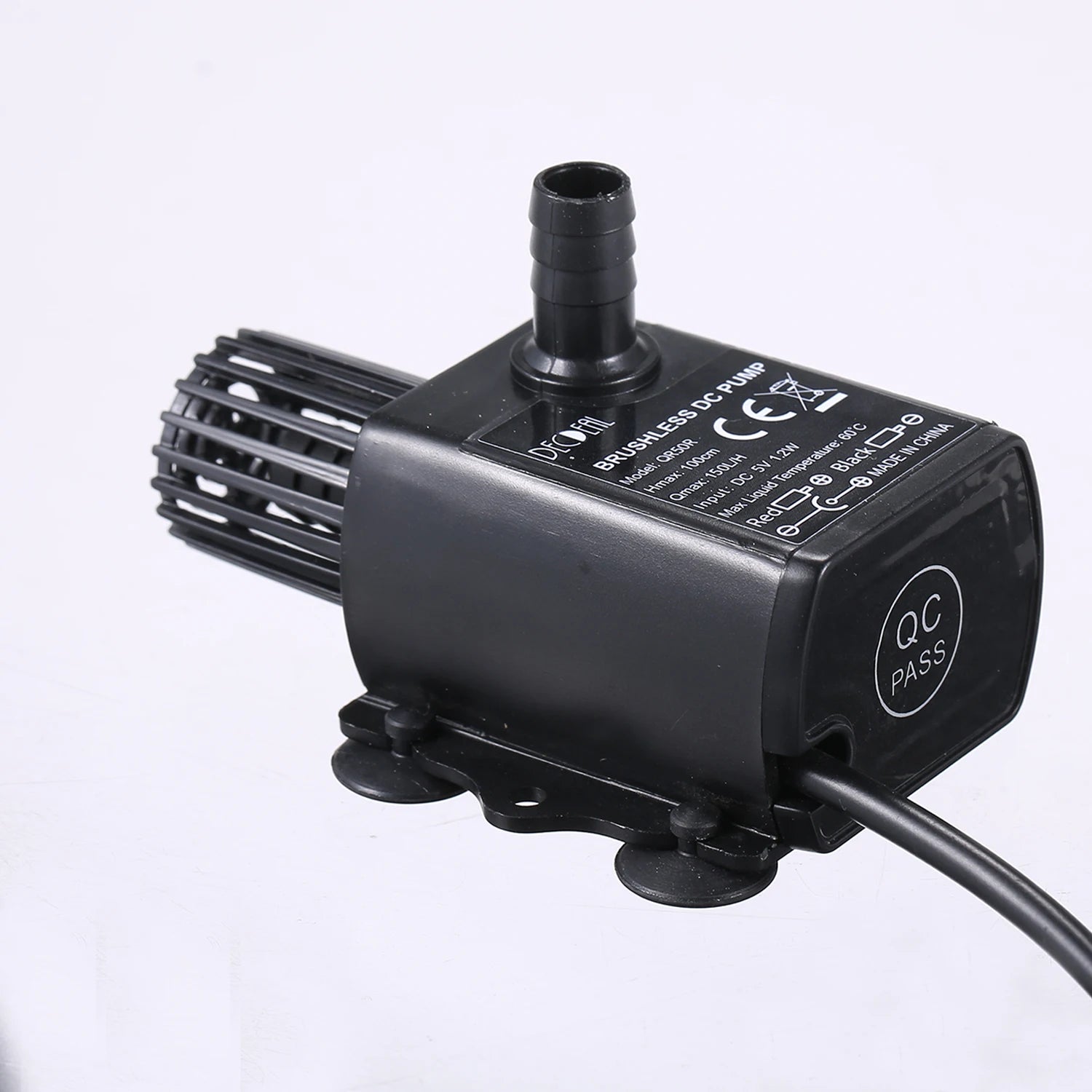 DECDEAL USB Water Pump with Strainer Ultra-quiet Mini DC5V Micro Brushless Water Oil Pump Waterproof Submersible Fountain Pump