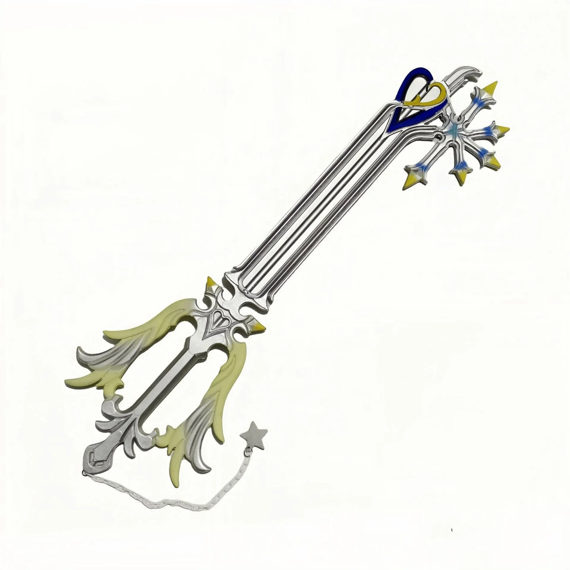 34inch Kingdom Hearts Katana Sora Key Sword Anime Cosplay Prop PU Knife Real Size Japanese Katana Original Samurai Sabre Toy