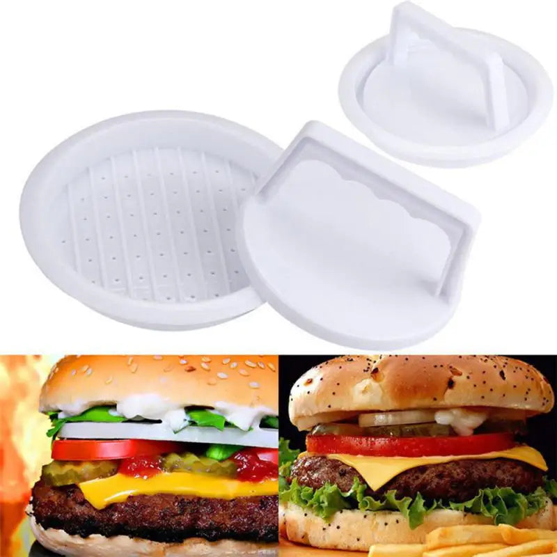1pc Hamburger Press Stuffed Burger Press Plastic Meat Grill Party BBQ Burger Maker Mould Hamburger Maker Kitchen Tool