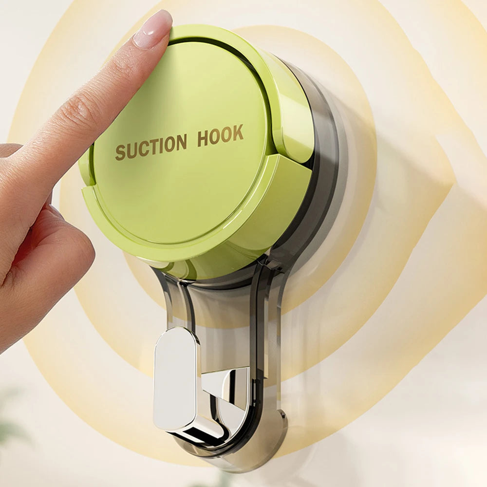 Strong Vacuum Suction Hooks Traceless No-Drilling Adhesive for Home Bathroom Kitchen Door Back Toilet Area Purpose Strong Hold