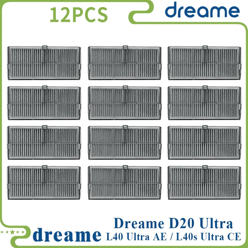Fit For ( Dreame L40 Ultra AE / Dreame L40s Ultra CE / Dreame D20 Ultra ) Vacuum Parts Main Side Brush Filter Mop Cloth Dust Bag