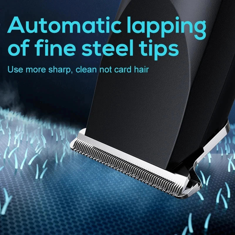 Electric Hair Trimmer Adjustable Cutter Head Design Men Professional Barber Cutting Shaving Machine USB Charging For Home Salon