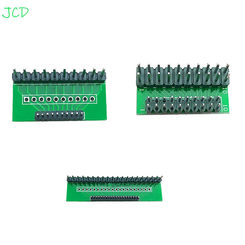 3PCS For Single And Double Row Pin PCB Adapter Board 1.27/2.0/2.54mm With  Spacing Of 10P/20P For Mutual Conversion 0.05/0.1Inch