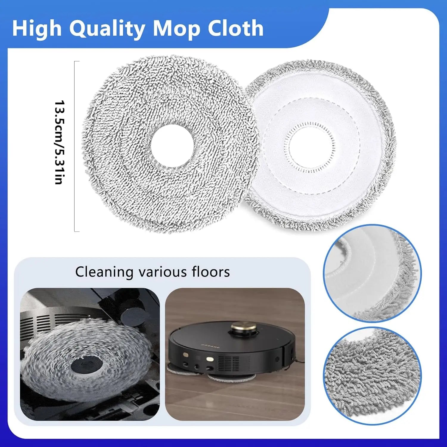 Dreame X40 Ultra / X40 Pro  Robot Vacuum Cleaner Accessories Main Side Brush Mop Cloth Hepa Filter Dust Bag Spare Parts