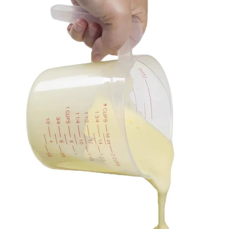 250/500/1000ML Measuring Cups Easuring Cup Plastic Jug Digital Kitchen Tools Scale Baking Tools Timer Accessories FK037