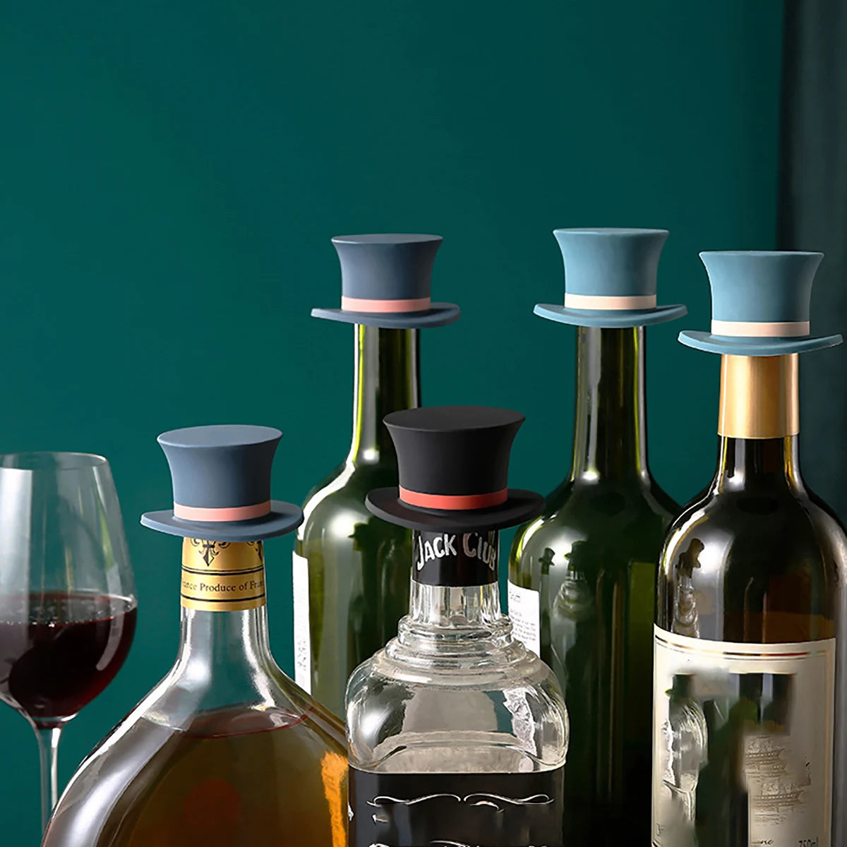Magic Hat Wine Bottle Stopper Seal Cork Cover Silicone Wine Bottle Stopper Kitchen Tools
