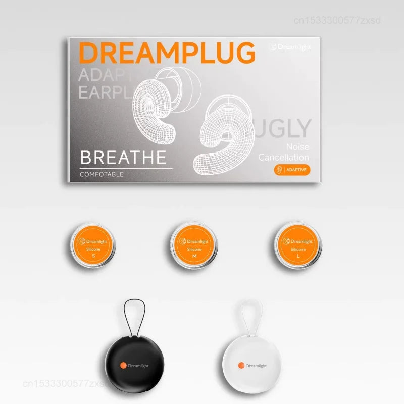 Dreamlight Adaptive Noise-Canceling Earplugs Soft Comfortable Soundproofing Protection Earplugs Set Side Sleeping Artifact