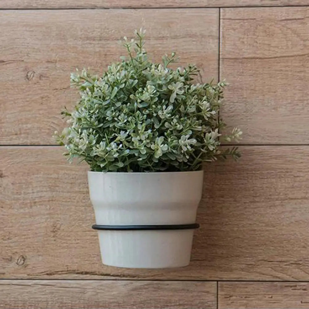 Metal Office Railing Wall Mounting Planter Pot Stand Planters Rack Flower Pot Holder Ring