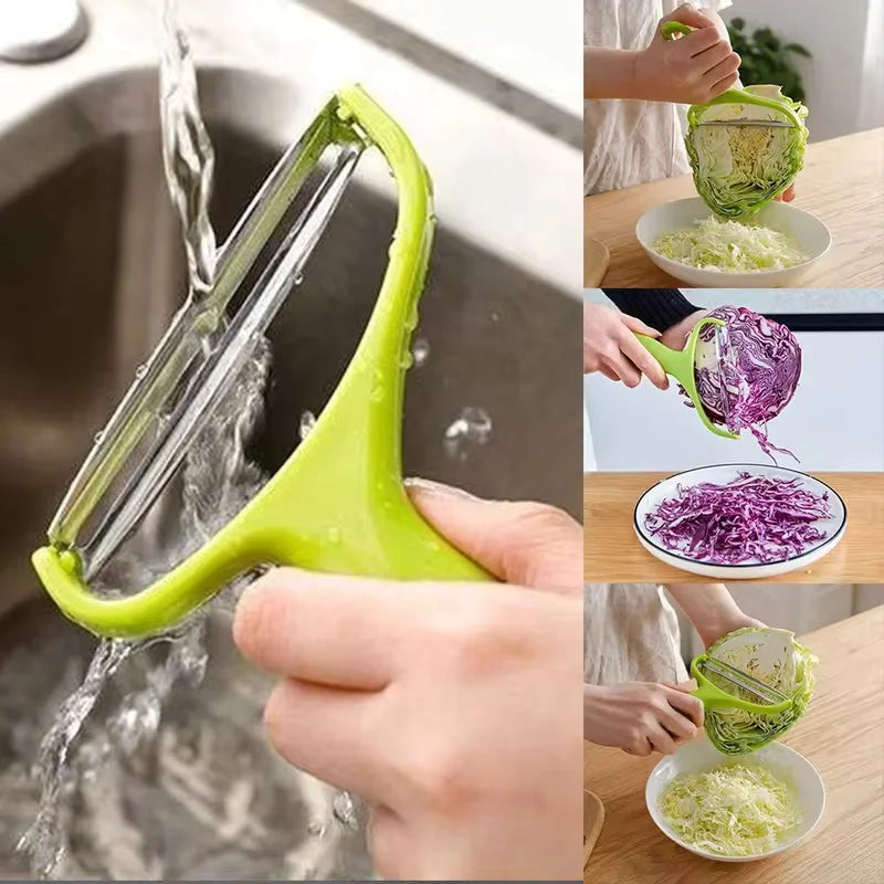 Peeler Vegetables Fruit Stainless Steel Knife Cabbage Graters Salad Potato Slicer Kitchen Accessories Cooking Tools Wide Mouth