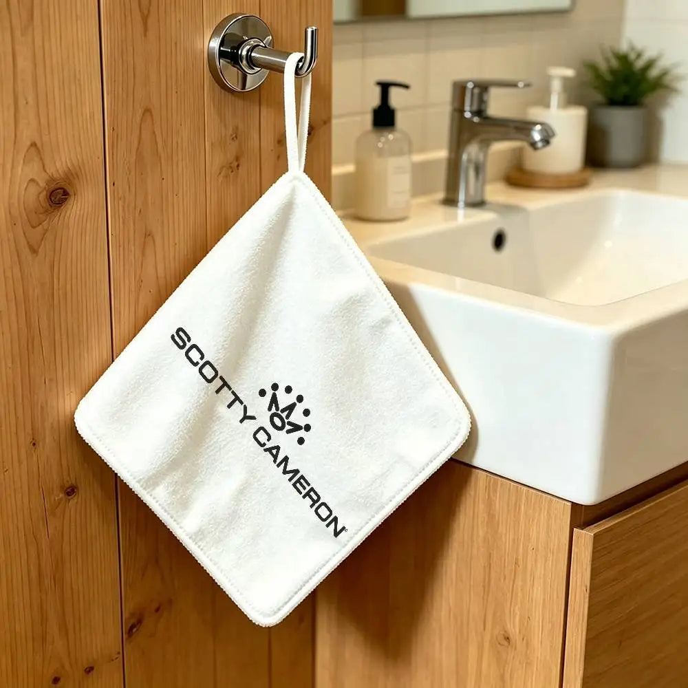 Sign Hanging Style Polyester Hanging Kitchen Hand Towel Durable Wear Resistant  Versatile Use Throughout Home S-cotty C-ameron