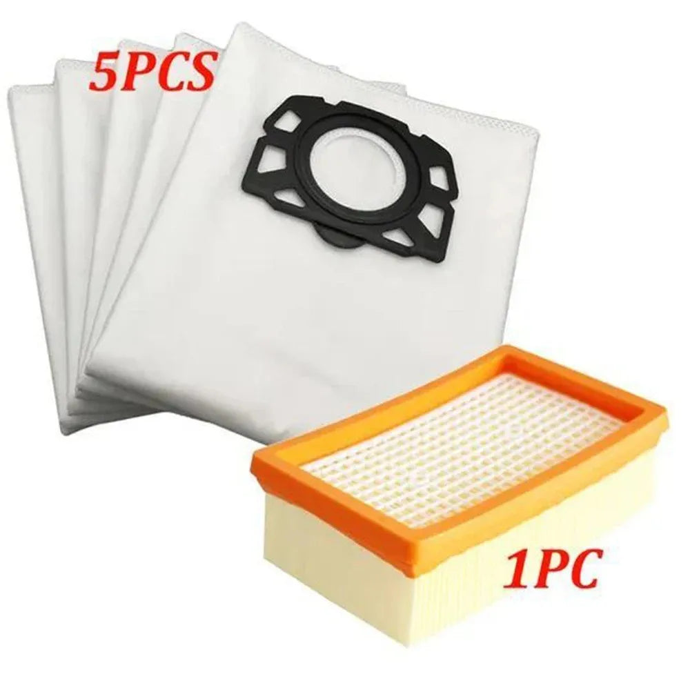 For Karcher MV4 MV5 MV6 WD4 WD5 WD6 Vacuum Cleaner Spare Parts Dust Bags HEPA Filter Replacement Parts