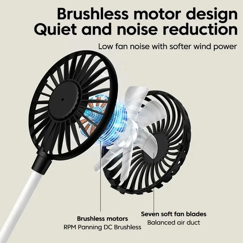 Portable Small Fan USB Fan Mini Silent Office Desk Fan For Summer Outdoors And Travel USB Cooling Fan Mini Play Plug Fans ﻿