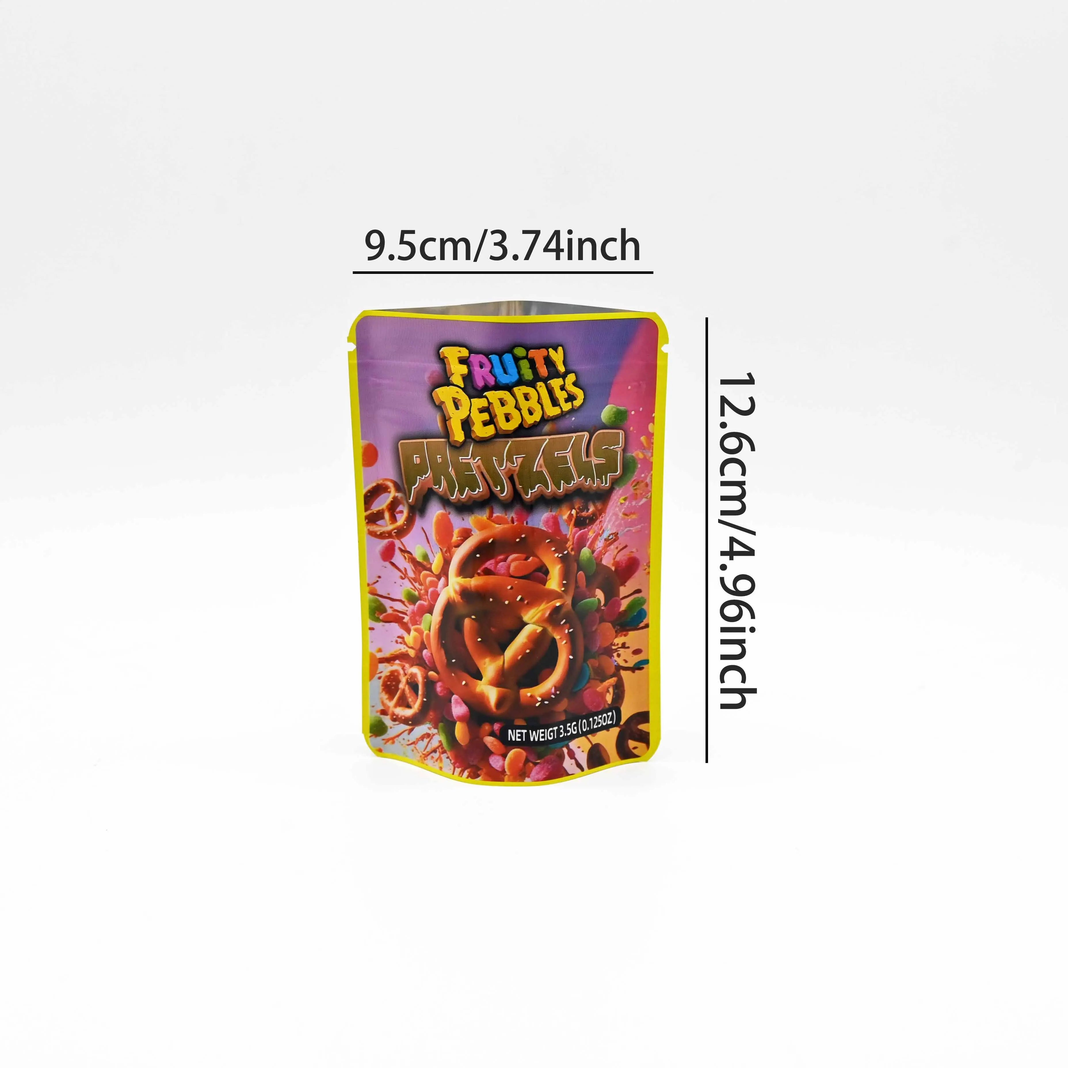 Mixed 50PCS Holographic Mylar Bags With Zip Lock For Storage Gift Bags 3.5g Party Favors Pouches