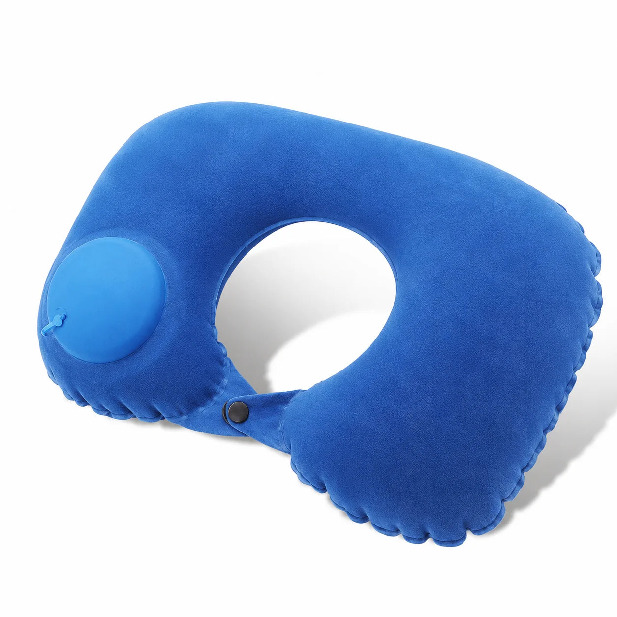 Portable Inflatable Neck Pillow for Travel Neck Support Pillow Soft Foldable Travel Headrest for Flights Cars Trains