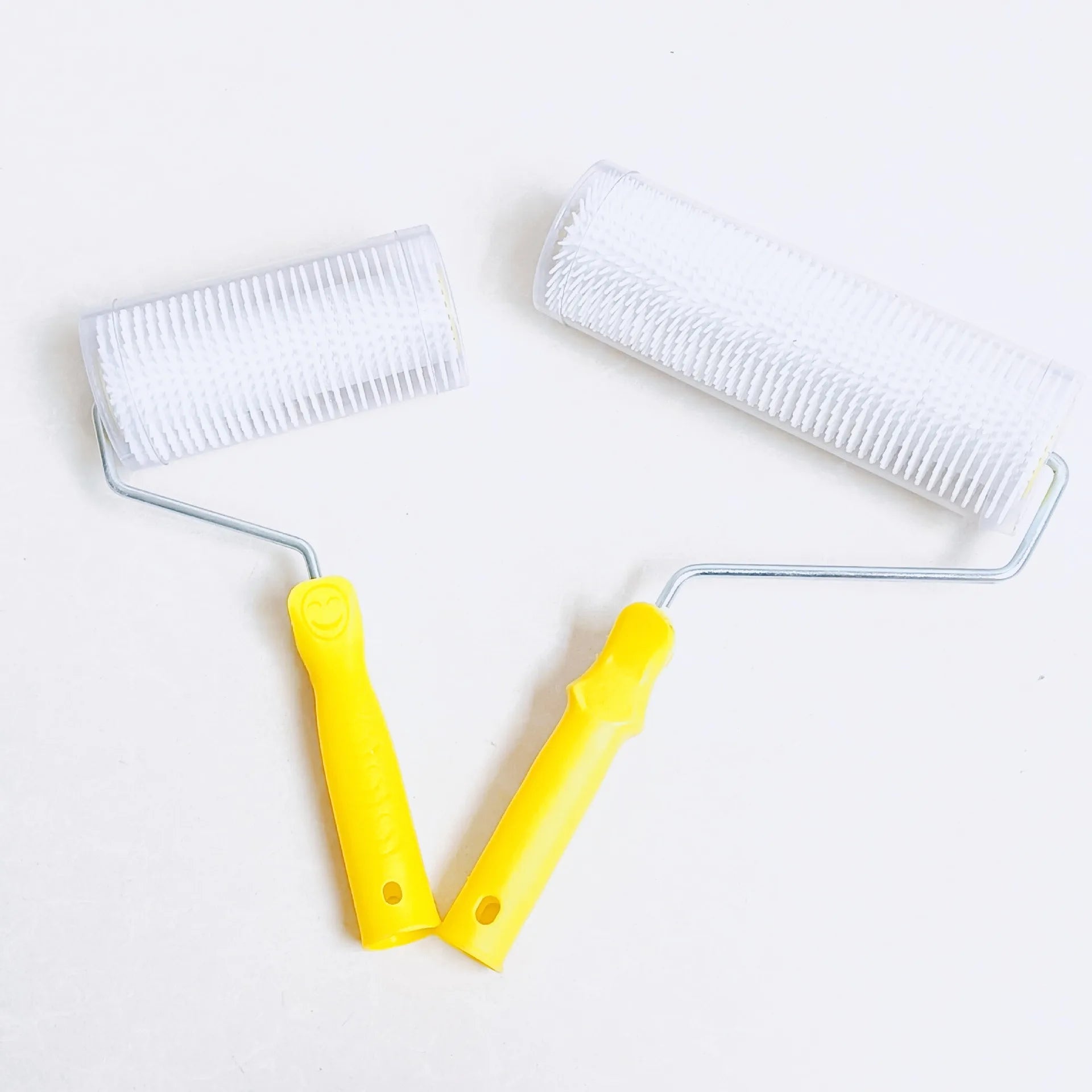Latex Screed 6/9 Ich Spiked Roller Self Leveling Spiked Roller for Epoxy Floor, Thread in Handle, Bubble Remove Hand Tool