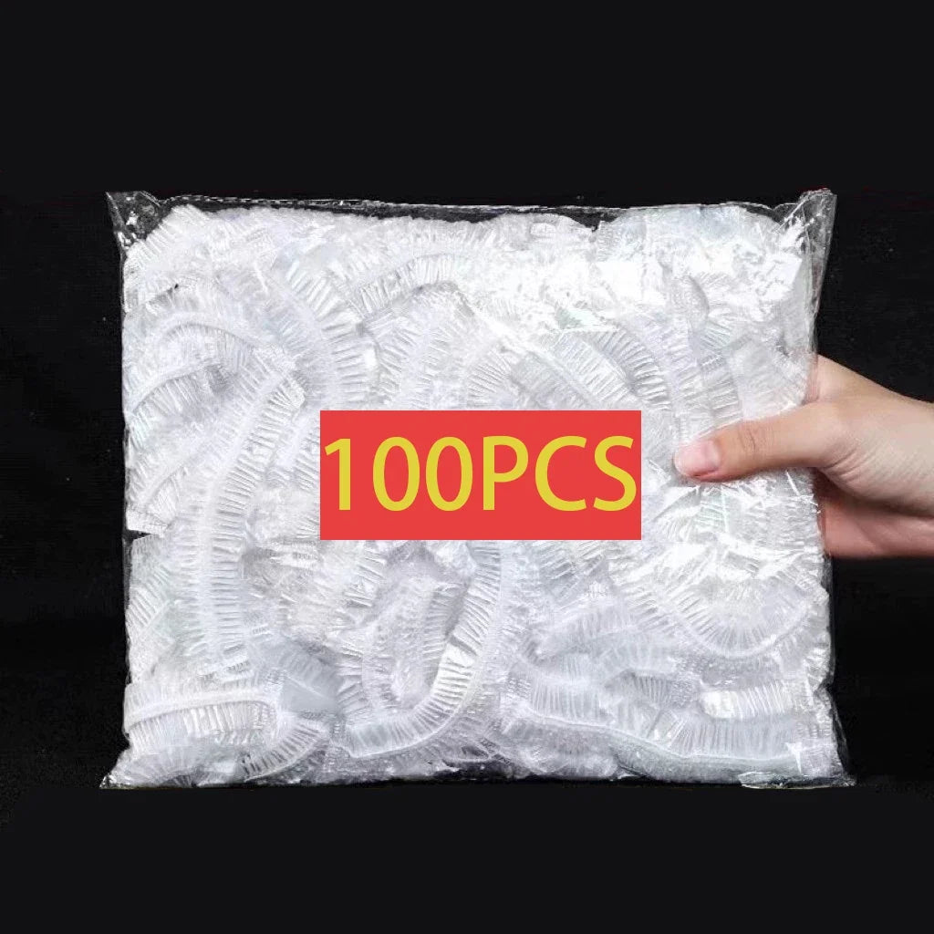 100Pcs Food Covers For Refrigerator Fresh-keeping Disposable Kitchen Plate Dustproof Cover Reusable Elastic Food Bowl Lid New