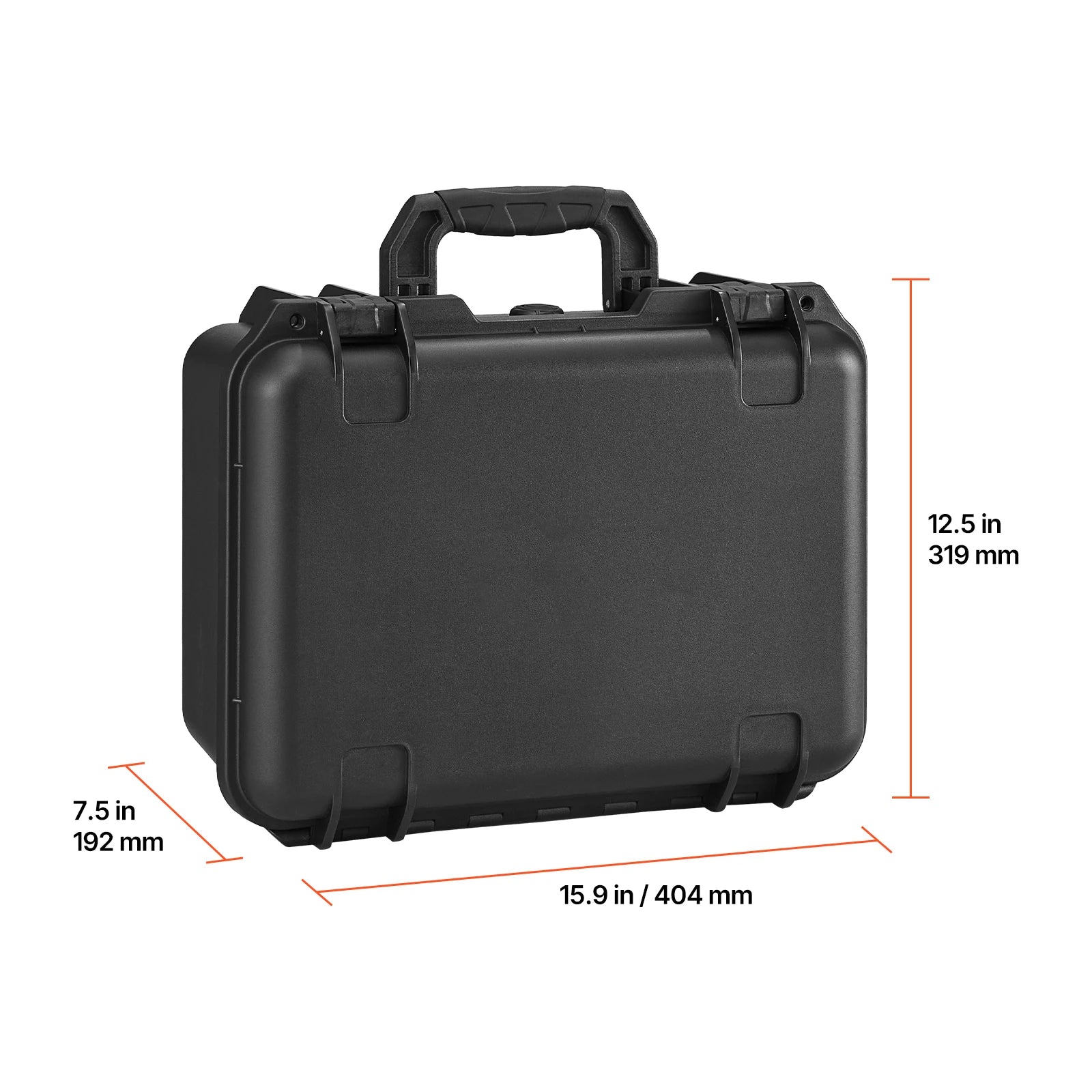 SucceBuy Hard Pistol Case Hard Gun Case with XPE Foam Lining Waterproof Pistol Box with Customizable Interior for Gun Lenses