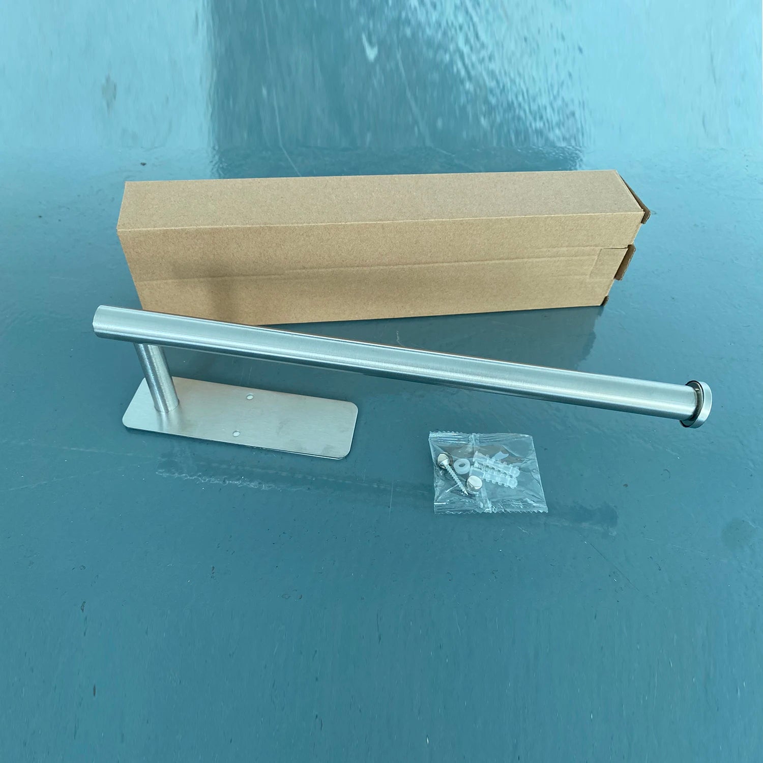 Stainless Steel Tissue Holder - Wall Mounted, Self-Adhesive Or Drilled, Easy To Install, Perfect For Kitchen And Bathroom Use