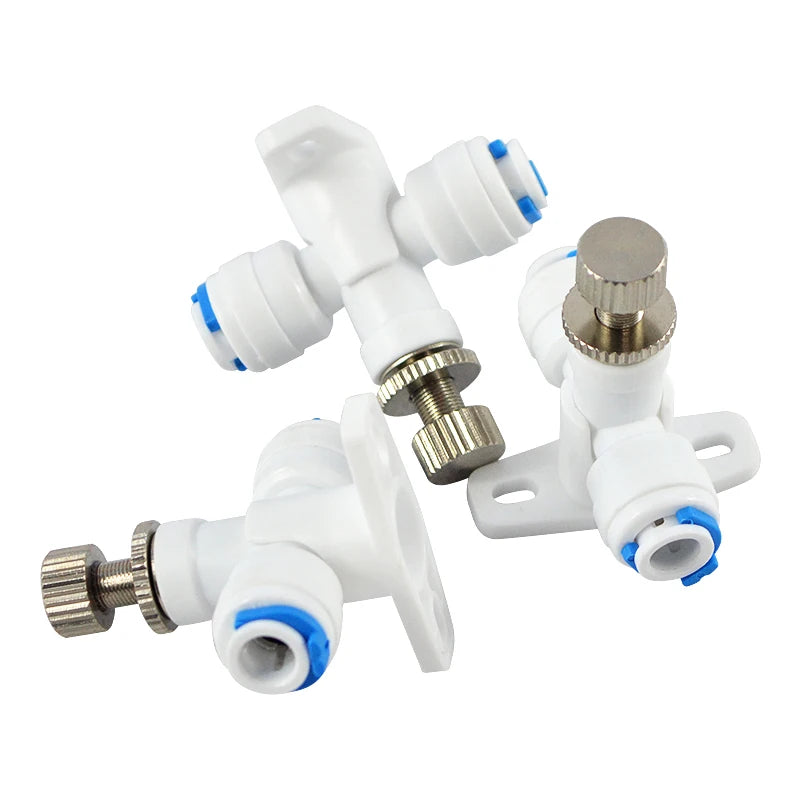 1pcs 1/4'' Flow Control Valve RO Reverse Osmosis Membrane Water Purifier Waste Water Regulator Control Valve