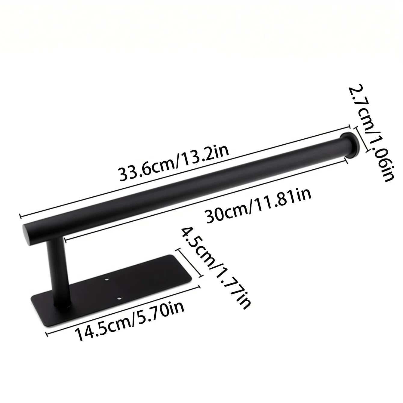Stainless Steel Tissue Holder - Wall Mounted, Self-Adhesive Or Drilled, Easy To Install, Perfect For Kitchen And Bathroom Use
