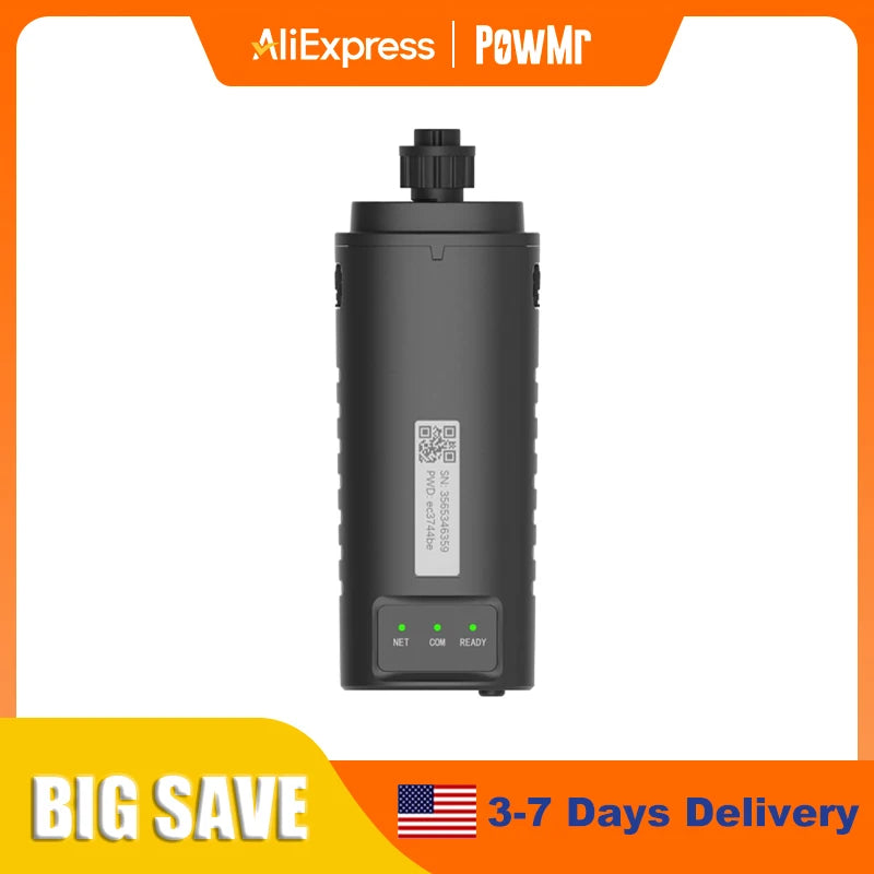 PowMr Hybrid Solar Inverters WIFI Module for POW-SunSmart SP5K/5.2K/10K/10KP/6.5KP/12KPL3 and POW-LVM3K/3.2K/5K