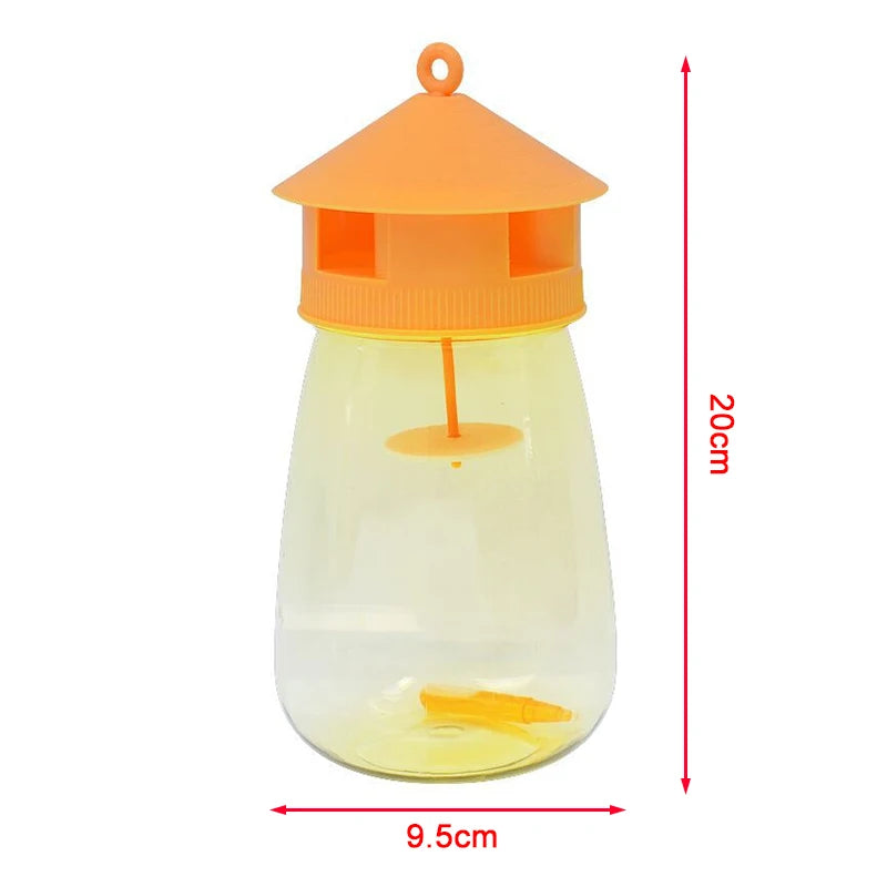 1PCS Wasp Trap Fruit Fly Flies Insect Bug Hanging Honey-Trap Catcher Killer