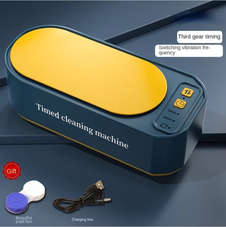 Multi-functional Ultrasonic 360° Cleaning Machine,three Speed Timing,frequency Switching,for Jewelry,braces,glasses,makeup,brush