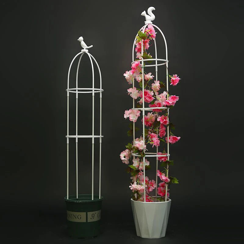 1Set DIY Vines Pot Plant Stand Flowers Plants Climbing Support Frame Trellis Climbing Plant Trellis Garden Support Cages