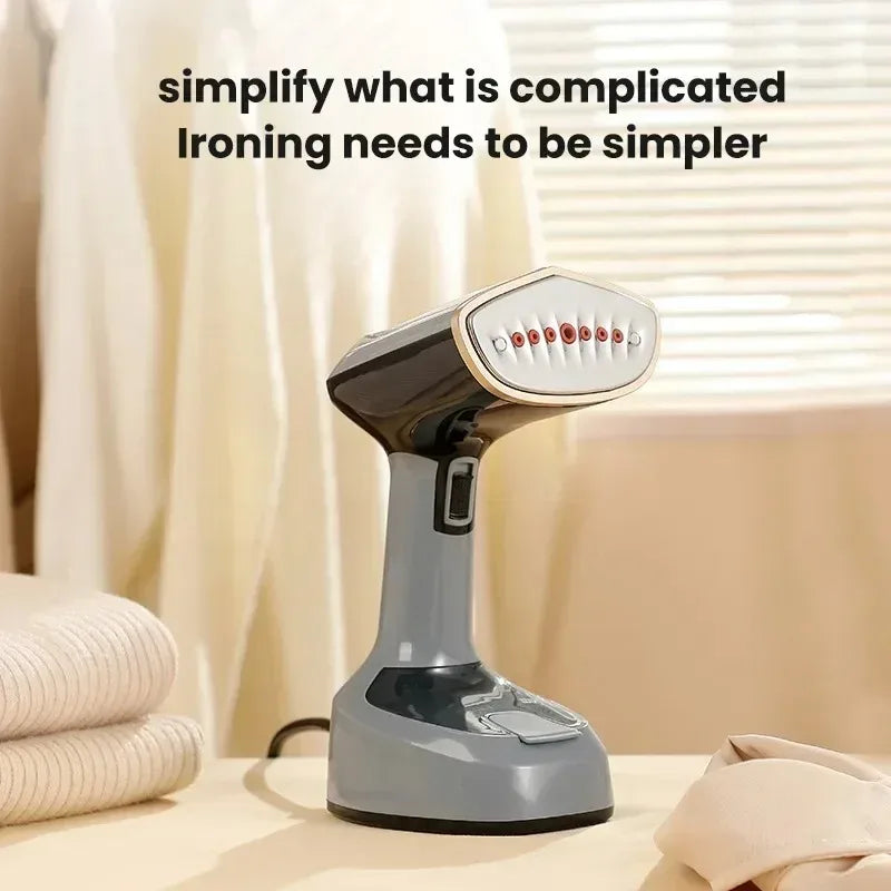 1500W Foldable Fast-Heat Handheld Electric Garment Steamer Steam Iron for Household Travel Fabric Care