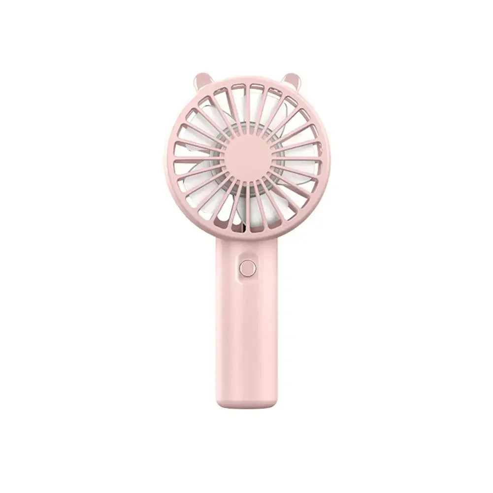 Mini USB Charging Handheld Fan Desktop Small Fan With Mobile Phone Holder Portable And Simple Outdoor Small Fan
