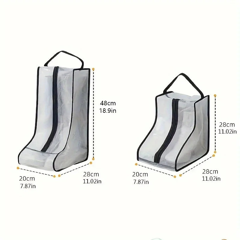 Boot Storage Bag Portable Shoes Organizer Waterproof Dustproof Protection Holder Bag for Household Travel Supplies