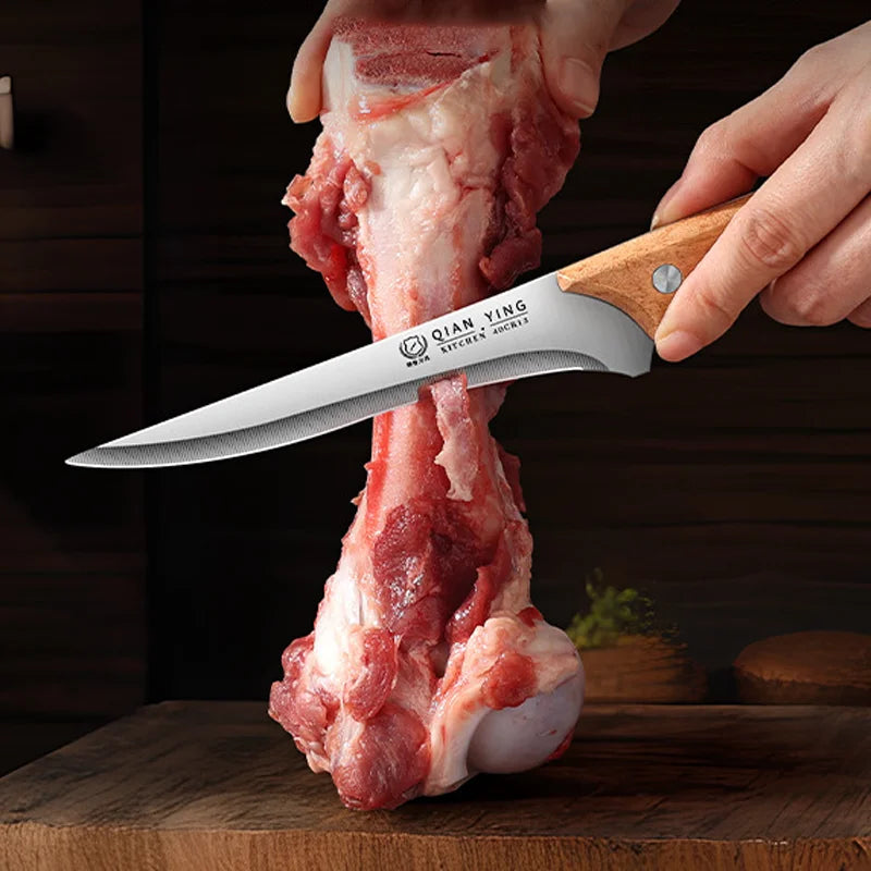 High-quality stainless steel bone-picking knife kitchen accessories, butcher's special sharp knife for sheep, pigs and cattle