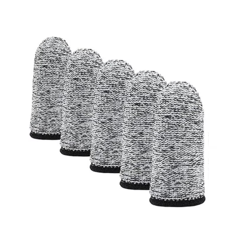 Level 5 Anti-Cut Finger Cover High-Strength Safety Flexible Anti Cut Fingertip Gloves Kitchen Tool Reusable and Durable