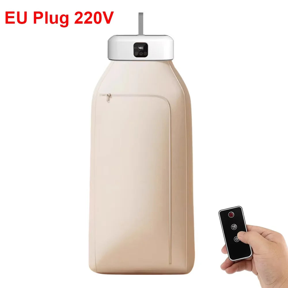 HOMEFISHMultifunctional Dryer Electric Clothes Home Cabinet Floor Machine Dryers Warm Air Dryer With Timing Home with Remote