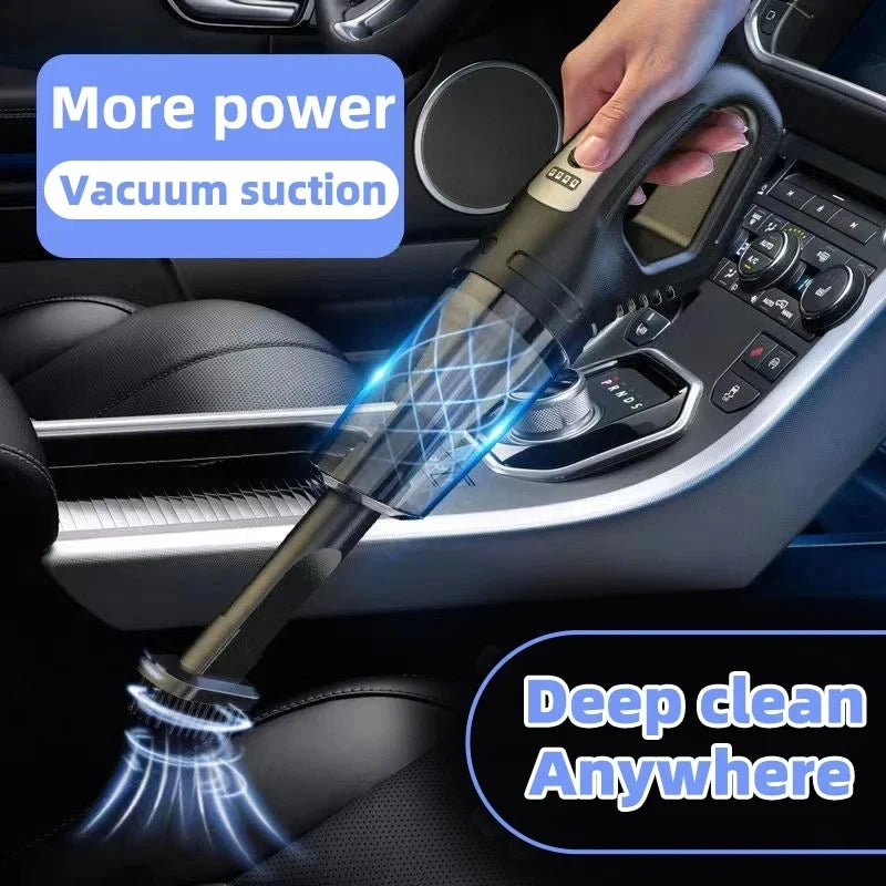 Car Multifunctional Vacuum Cleaner Handheld Powerful Suction Rechargeable Car and Home Small Cordless Vacuum Cleaner for Two-Per