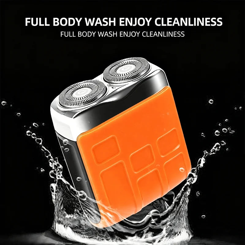 Dual-Head Ultra-Thin Rechargeable Electric Shaver Portable Mini Men's Electric Razor