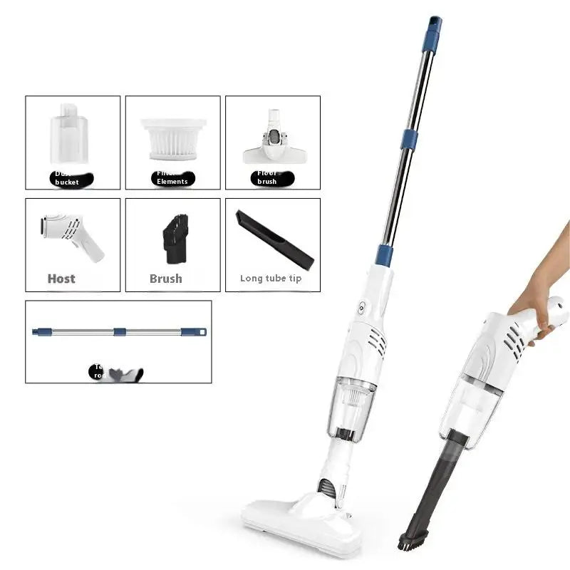 HOMEFISH Portable Handheld Household Vacuum Cleaner Wireless Strong Suction Multi-Function and Car Vacuum Cleaner