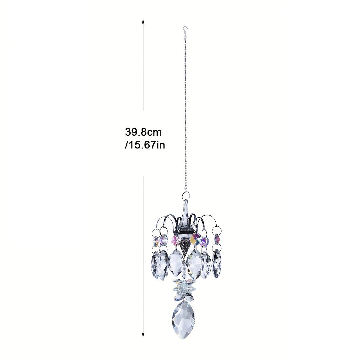Crystal Sun Catcher Hanging Crystal Glass Suncatcher Rainbow Prism Suncatchers Window Balcony Garden Outdoor Crystal Decoration