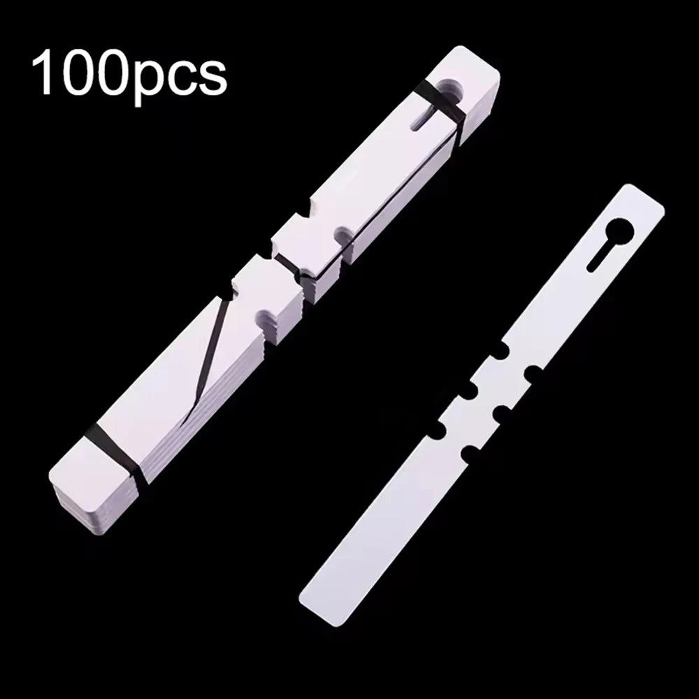 Garden100PCS Pvc Waterproof Ring For Flower Plant Labels, Seedlings, Orchids, Garden Floral Markers, Plastic Signboards