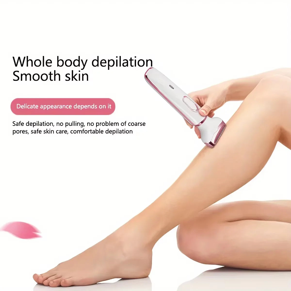 HOMEFISH 4 In 1 Electric Lady Shaver Body Hair Removal Epilator Painless Cordless Trimmer Razor, Gifts For Women