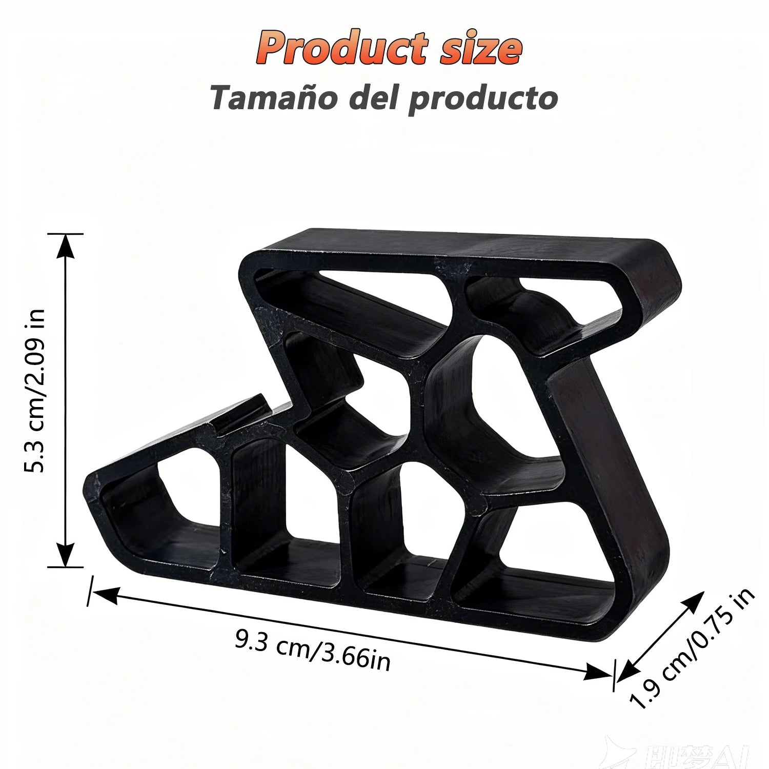 Heavy Duty Door Stopper Non-Slip Balcony Window Door Wedge Easy Install for Home Office Bathroom Kitchen, Track Lock & Anti-Slam