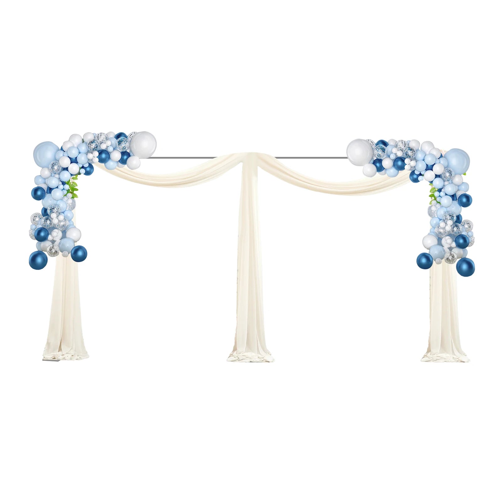 10x20ft Heavy Duty Wedding Backdrop Stand 6M x 3M Square Metal Arch Frame Kit for Stage, Photography, Party, Curtain Support
