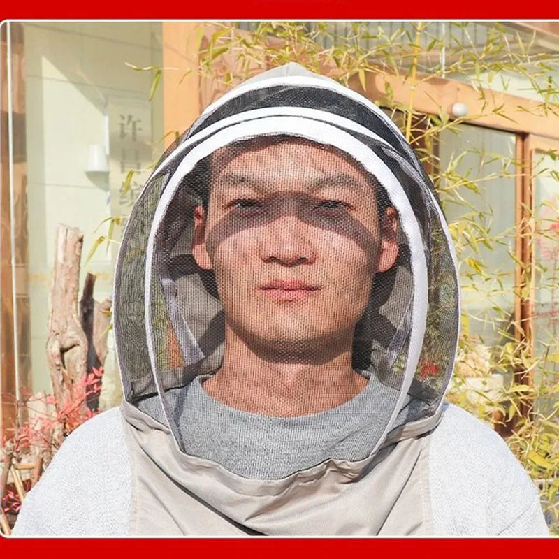 Anti Bee Hat Beekeeper Beehive Beekeeping Cowboy Hat Mosquito Bee Insect Net Veil Head Face Protector Beekeeper Equipment