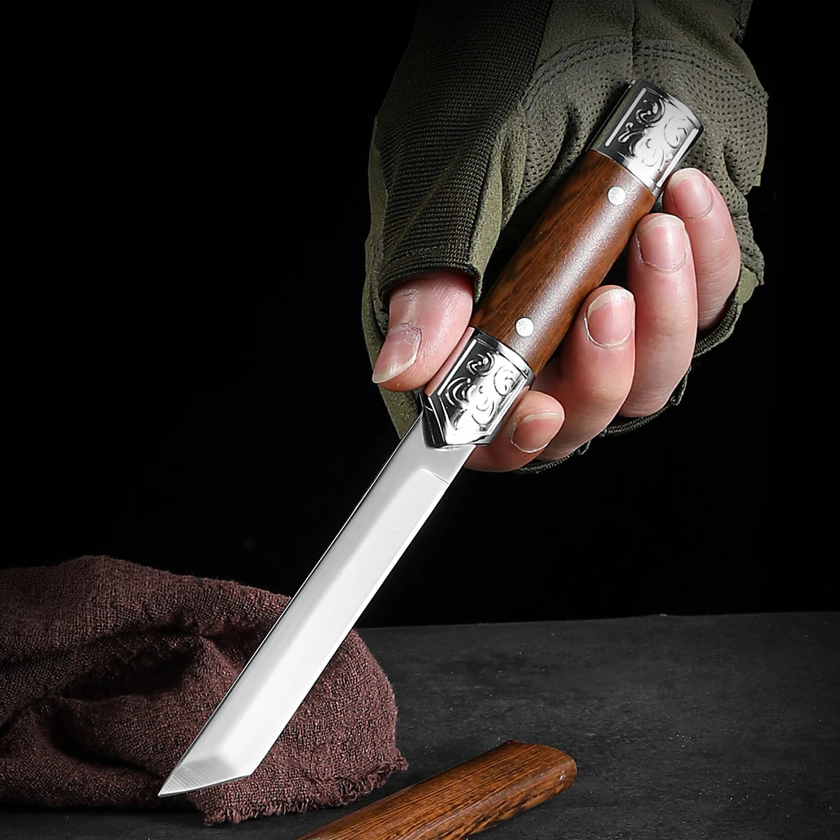 Fruit knife Home fixed blade small knife Sharp high hardness portable outdoor portable pencil straight knife,kitchen knife