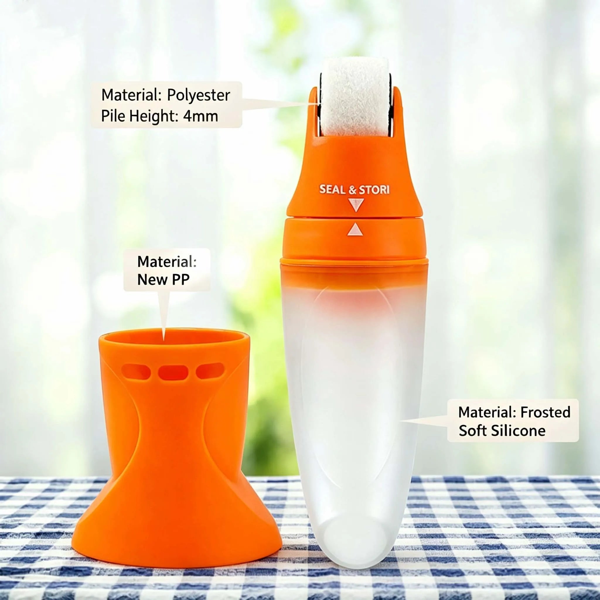 Mini Wall Repair Roller Brush, Household Wall Touch-Up Paint Pot, Handheld Repair Tool, Stain-Free Paint Coating Brush