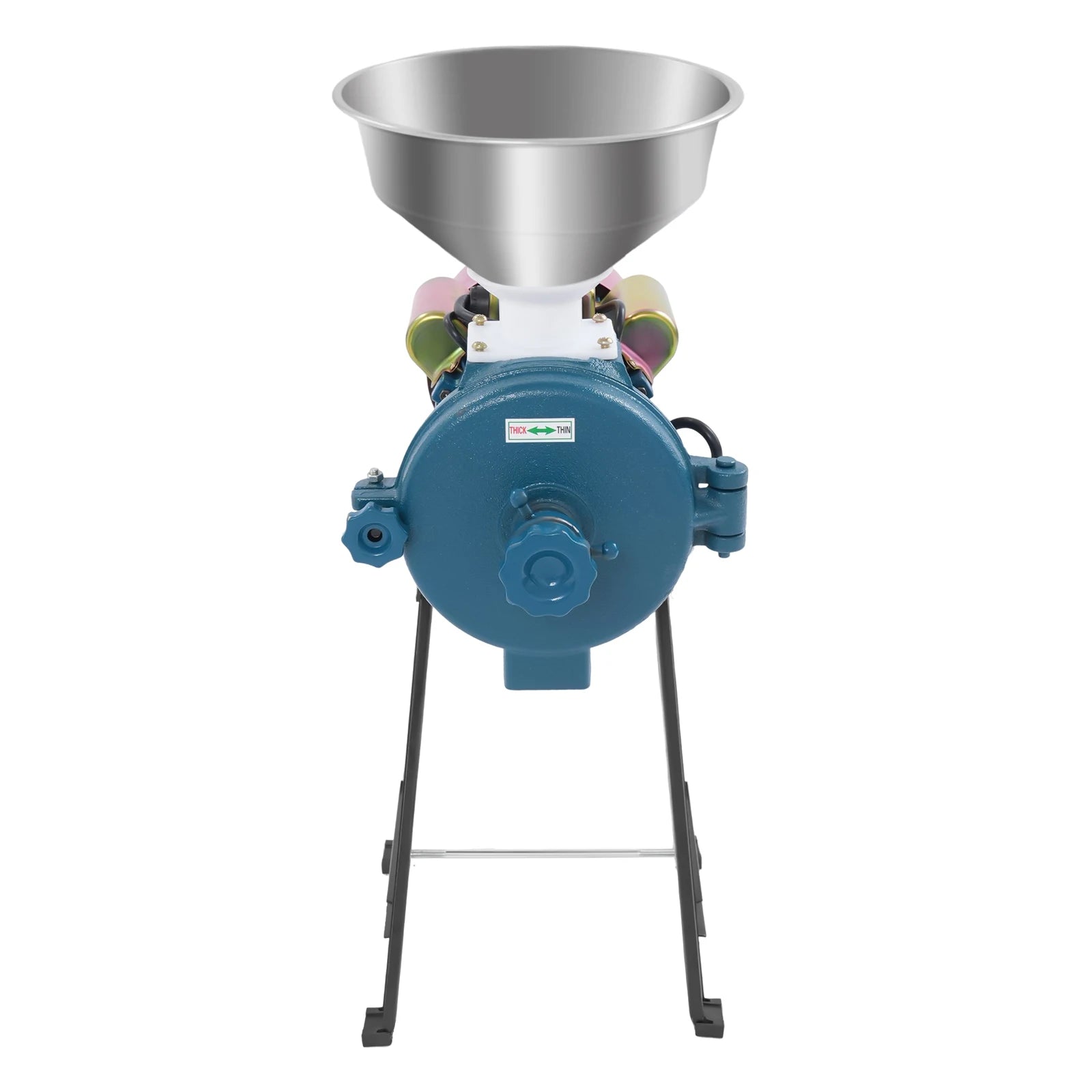 2200W Electric Grain Grinder, Commercial Mill Cereal Grinding Machine 60 Mesh Adjustable for Corn Coffee Herbs Spices