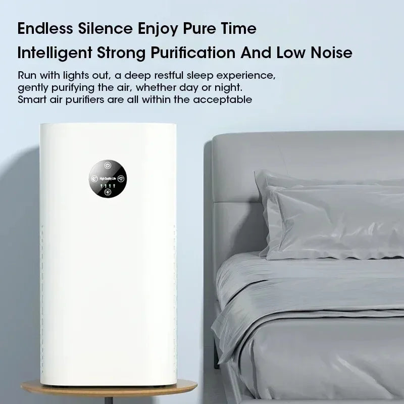 180m² HEPA Air Purifier for Pet Hair Removal Dust Formaldehyde Germ Killer Negative Ion Cleaner for Home Office Bedroom