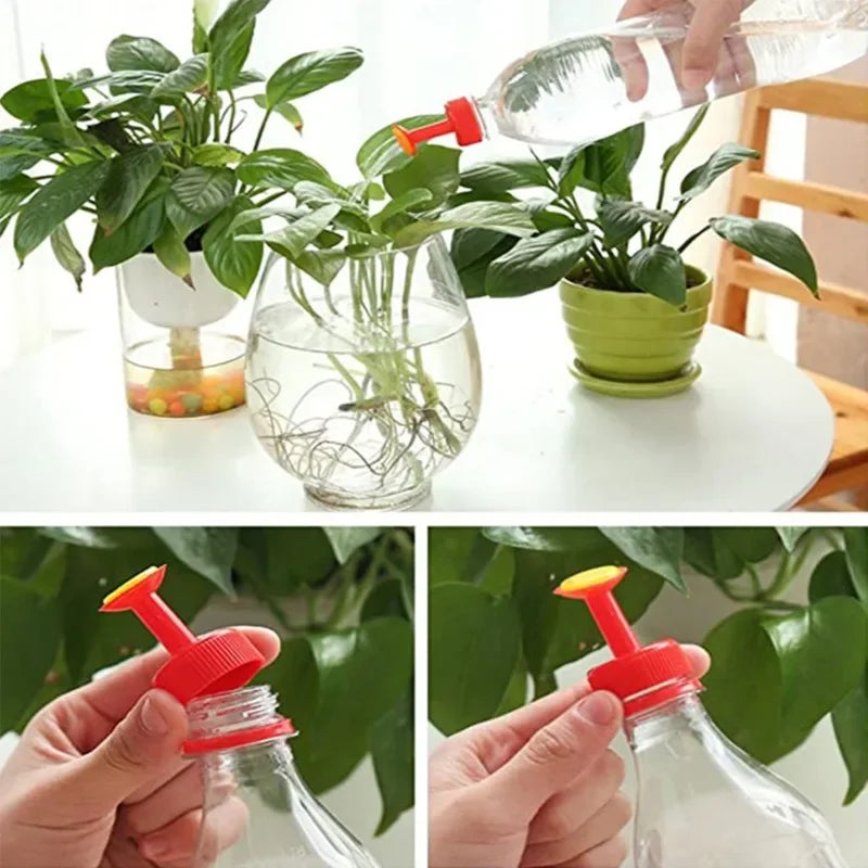3pcs Indoor Nursery and Bonsai Gardening Watering Can with Coke Bottle Cap Sprinkler for Plants and Pots