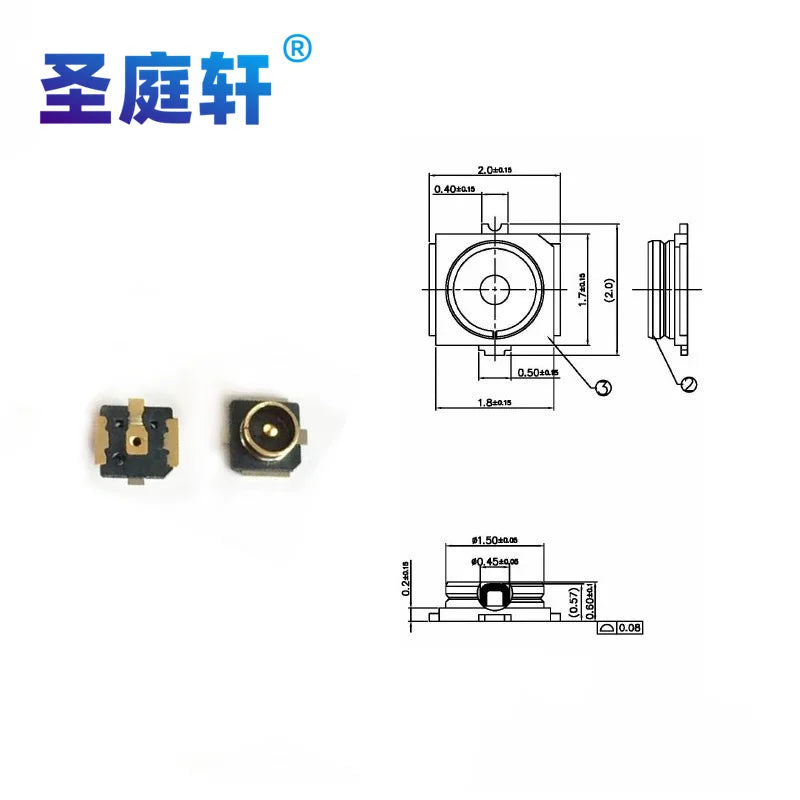 20Pcs IPX4/MHF4 Male Plug WiFi Antenna Socket IPX SMT PCB RF Coaxial WiFi Connector Antenna Board Terminal